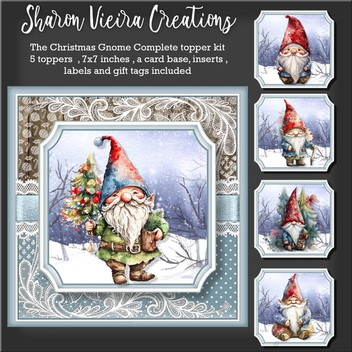 The Christmas Gnome TOPPER KIT 