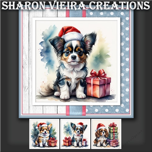 Christmas pup Topper Kit