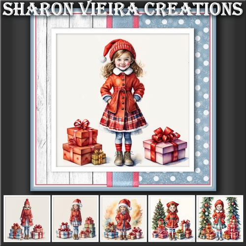 Christmas Girl Topper Kit 