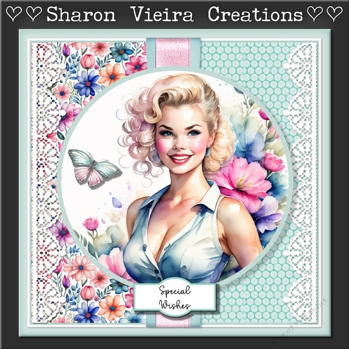 Vintage pin up one