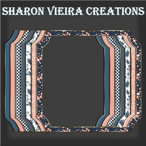 Navy and Coral Mats 4
