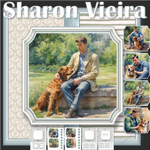 Water colour Mans Best friend 