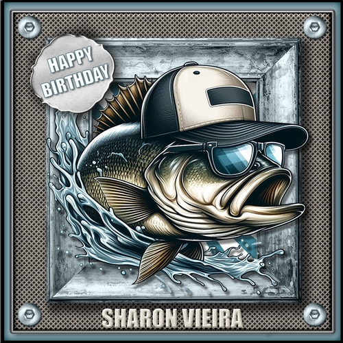 Male Fishing card Two 