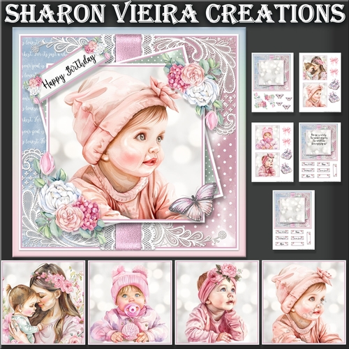 Birthday Girl topper Kit 
