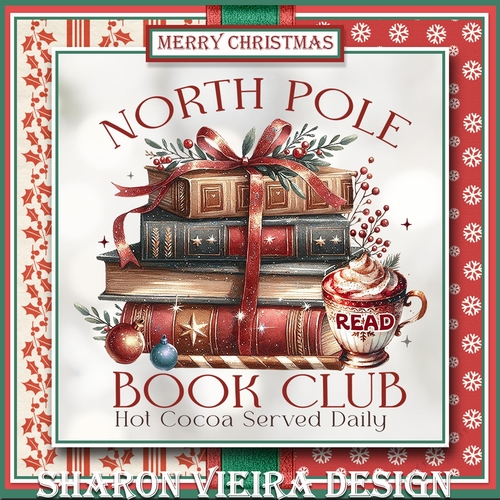 Christmas Bookclub  card 