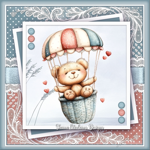 Hot Air Balloon  Teddy bear 