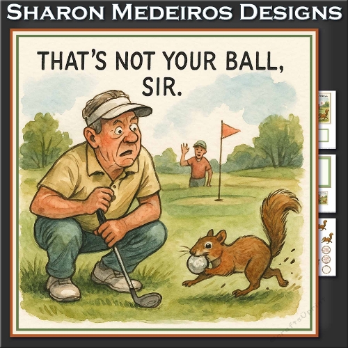 The Golfing Squirrel 