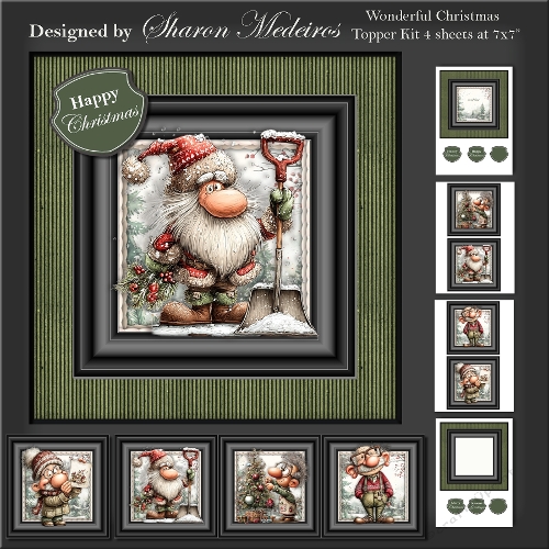 Wonderful Christmas Topper Kit 3