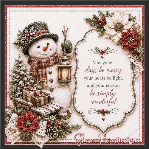 cup1450625_2357 - Merry Snow Man 