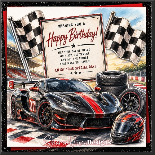 cup1451714_2357 - Fast car Male Birthday 