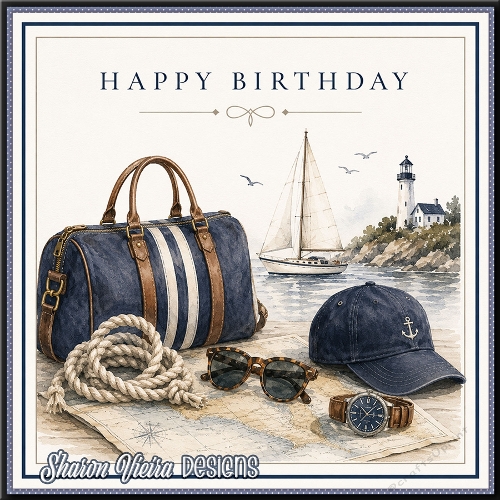 Seaside Male Birthday 