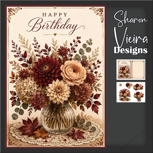 Gathered Flowers Series: Birthday 