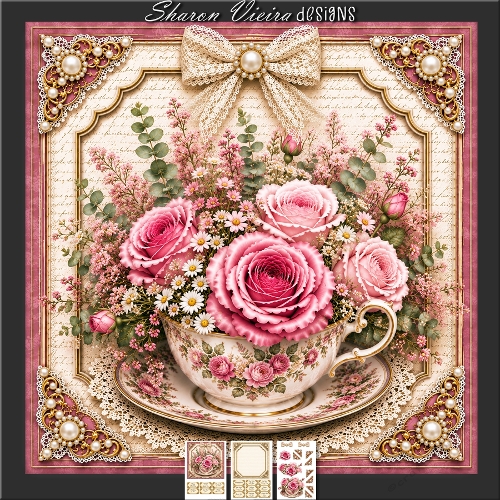 Timeless Blush Pink teacup 