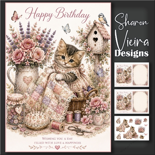 Cute Birthday cat 