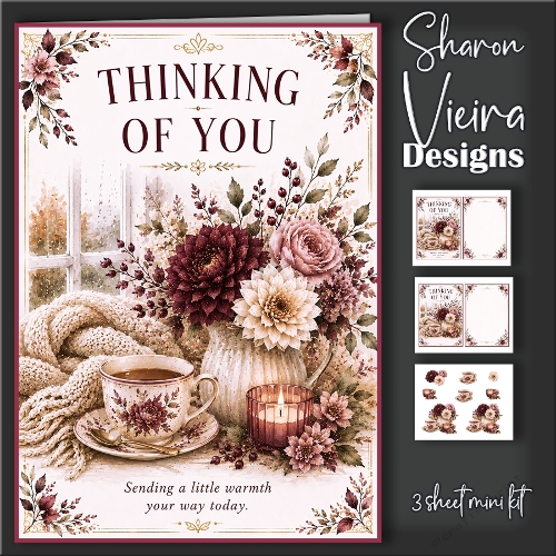 Burgundy And Bloom Thinking Of You 