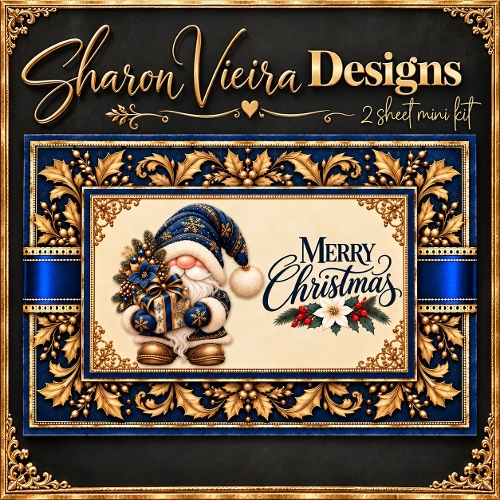 Blue and Gold Gnome 