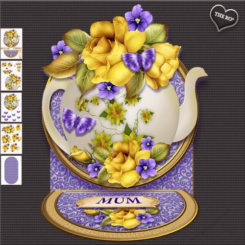 Tea And Roses Easel Kit 1