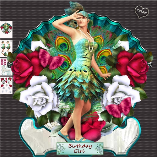 Feathers and Roses 1