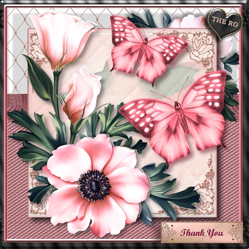 Flowers and Butterflies 