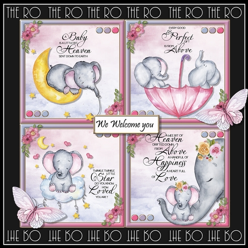 New Baby Pink or Blue Bumper Kit 