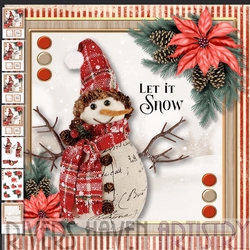 Christmas Snow man 2