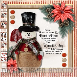 Christmas Snow man 3