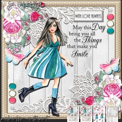 Flower Woman Birthday 1 