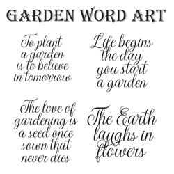 Garden Word art