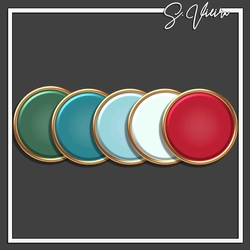 Christmas Palette One brads 