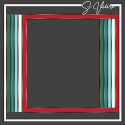 Christmas Palette One frames ornate