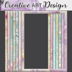Vintage Pastel frames two
