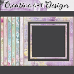 Vintage Pastel frames three