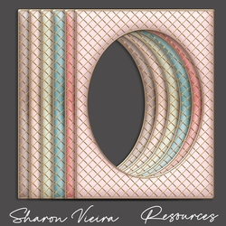 Soft Pastel Earth Series Frames ONE 6x8