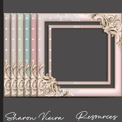 Soft Pastel Earth Series Frames four