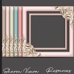 Soft Pastel Earth Series Frames five