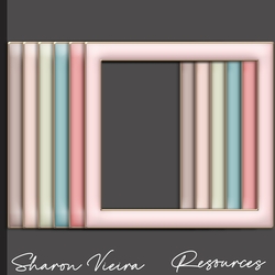 Soft Pastel Earth Series Frames seven 
