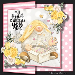 Valentine Gnome Foldback with Folio option 4