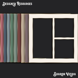 Earth Tones Series frames 1
