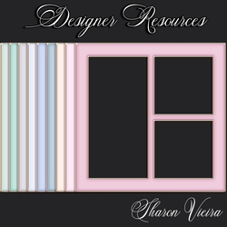 Pretty and Soft Pastels frames 1 