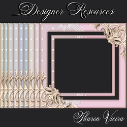 Pretty and Soft Pastels frames 4