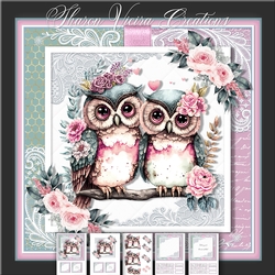 Floral Owls one 