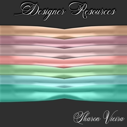 Ocean Sunset watercolour series Ribbons 