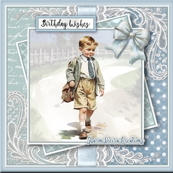 Just a boy on his walk KIT-ONE