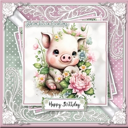 Just a pig and her flowers KIT-two
