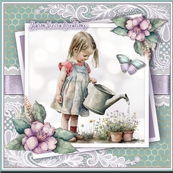 Just a Girl and her Garden KIT-three 