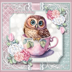 Just an Owl and her Tea KIT-Three