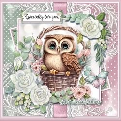 Just and Owl and her basket KIT-ONE 
