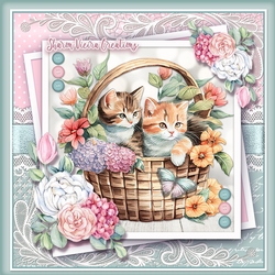 Just some cute cats in a basket KIT-TWO