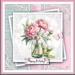 The floral Jar KIT-TWO