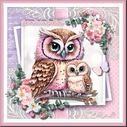Mom and Baby owl KIT one